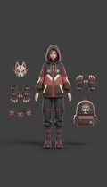 Urban folklore VTuber avatar bundle